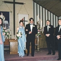 USA TX Dallas 1999MAR20 Wedding CHRISTNER Ceremony 018  Katie Christner and Aaron Boardman departing. : 1999, Americas, Christner - Mike & Rebekah, Dallas, Date, Events, March, Month, North America, Places, Texas, USA, Wedding, Year